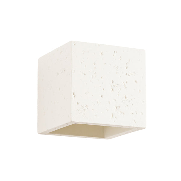 Aplică de perete QUAD din beton bej, stil industrial – Lumiex