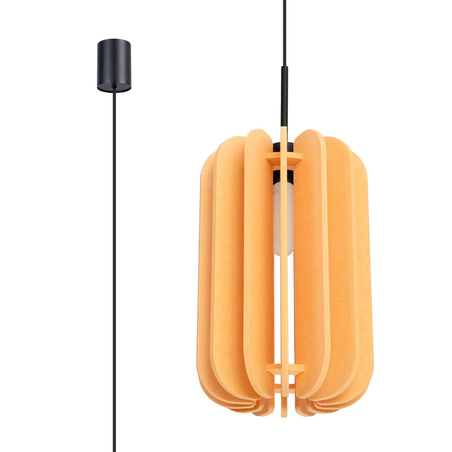 Lampa suspendata MULA 27 galben