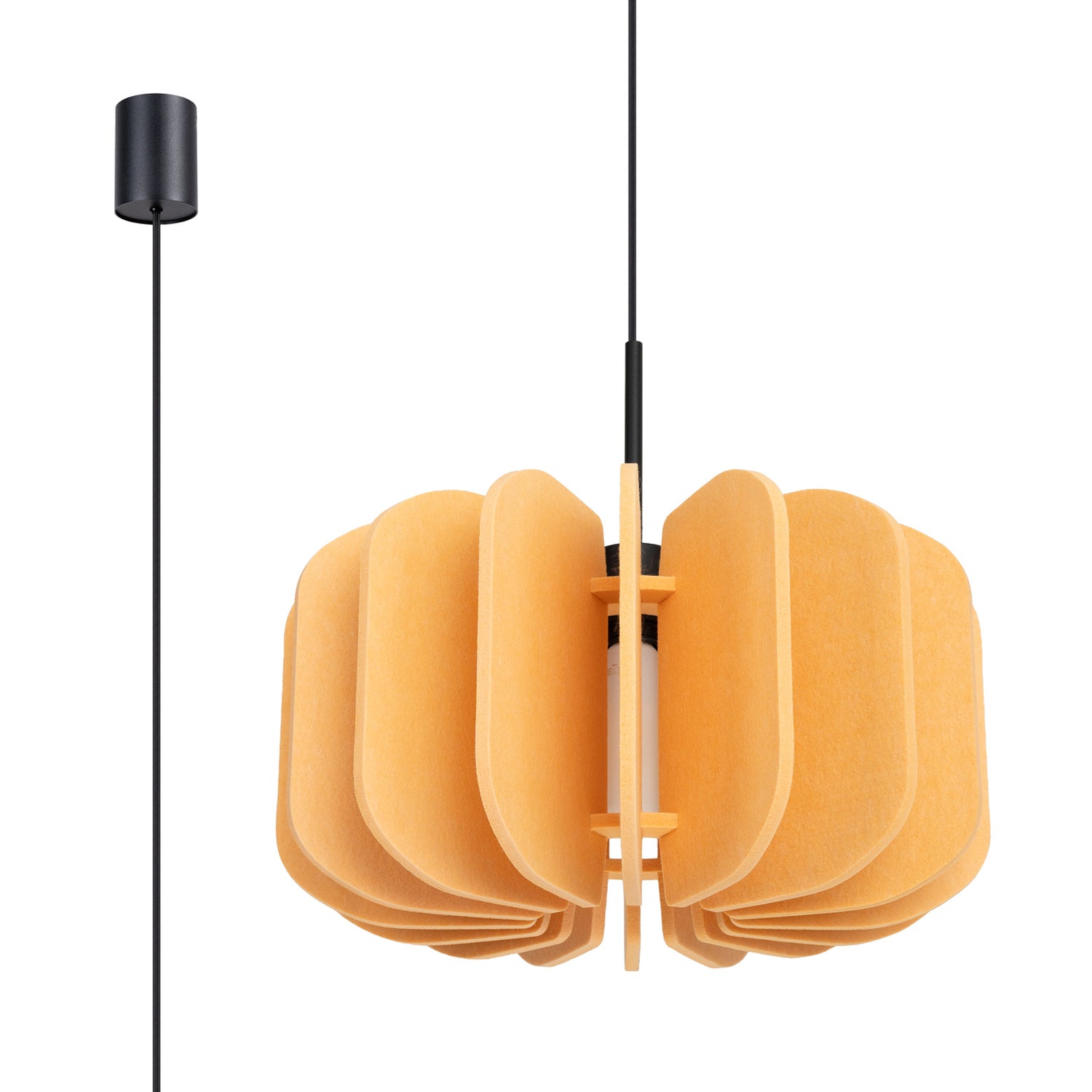 Lampa suspendata MULA 45 galben