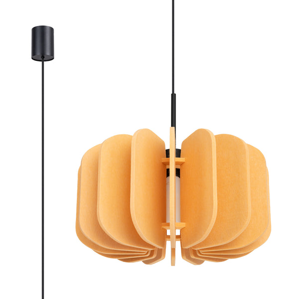 Lampa suspendata MULA 45 galben