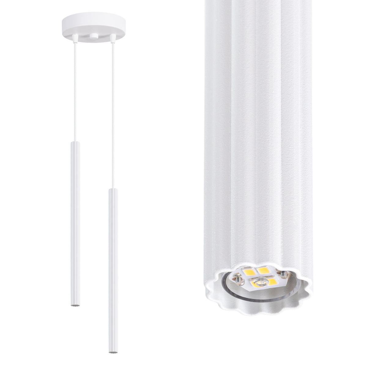 Lampa suspendata ARCHE 2P alb