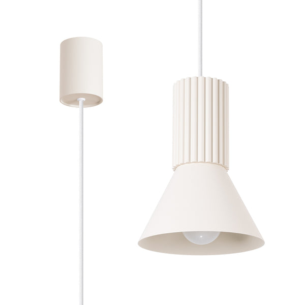 Lampa suspendata ESTRIA 1 bej