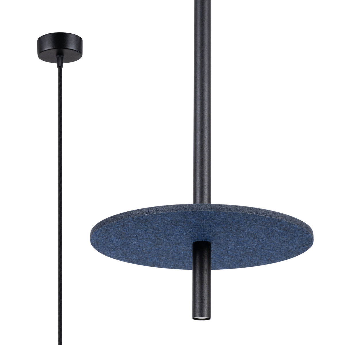 Lampa suspendata FELTRO 1 negru/navy