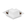 Conector 90° coplanar pentru profil încastrat XFIVE