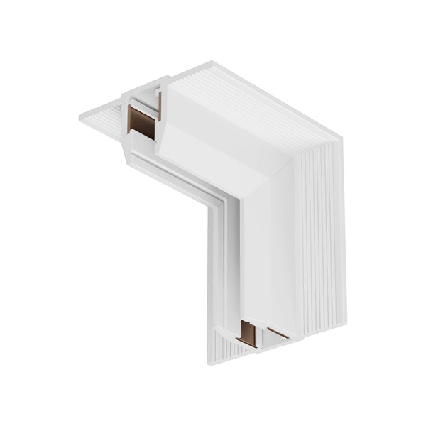 Conector unghi interior 90° profil încastrat XFIVE - Alb mat