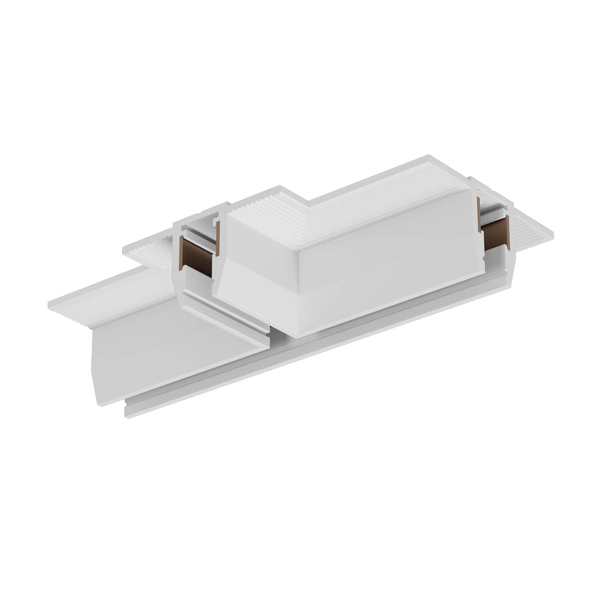 Conector în T profil încastrat XFIVE - Alb mat