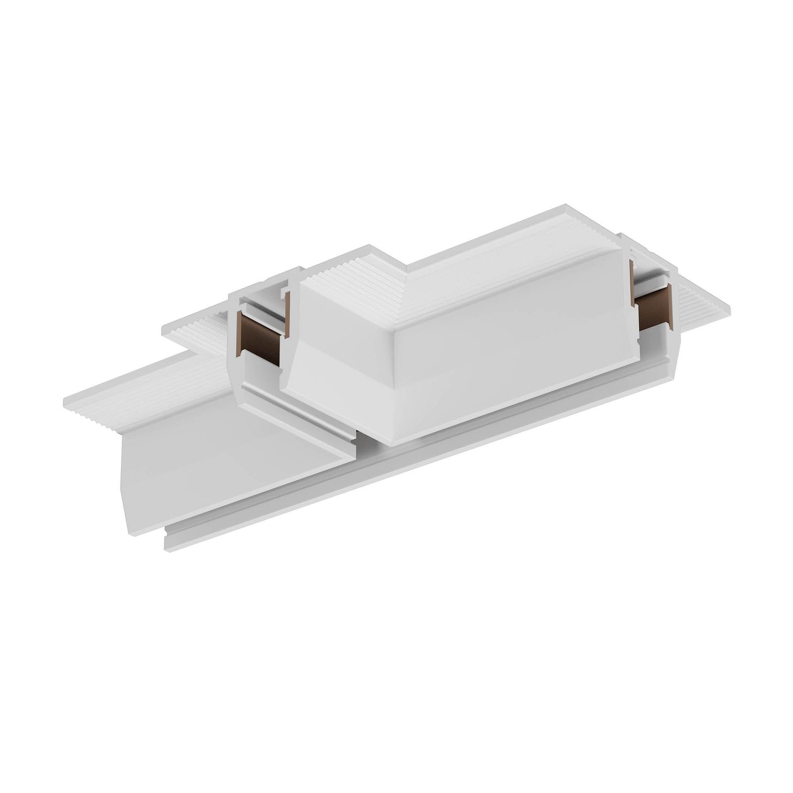 Conector în T profil încastrat XFIVE - Alb mat