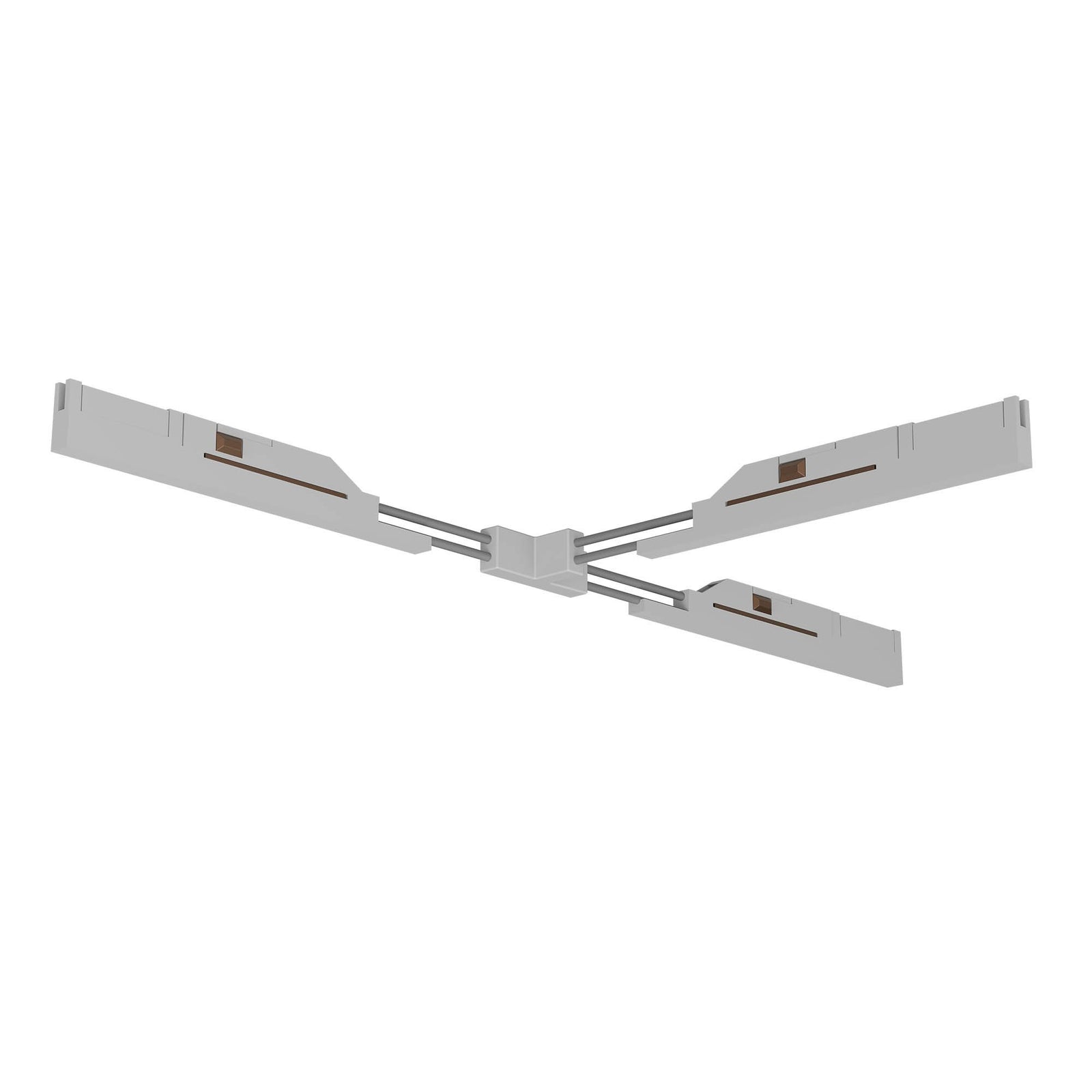Conector electric flexibil în T XFIVE - Alb mat