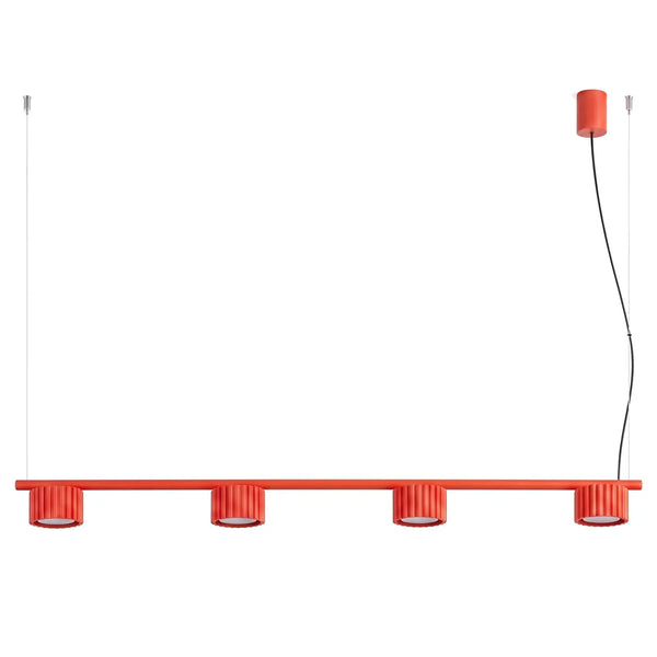 Candelabru AURA 4 roșu Gx53 Lumiex